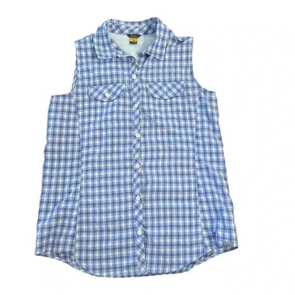 Women’s Eddie Bauer Sleeveless Button Down Top Size M - Picture 1 of 4